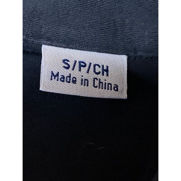 Original Penguin 3D Earl Men's Black Collared Short Sleeve Polo Shirt Top Size S - Picture 3 of 4